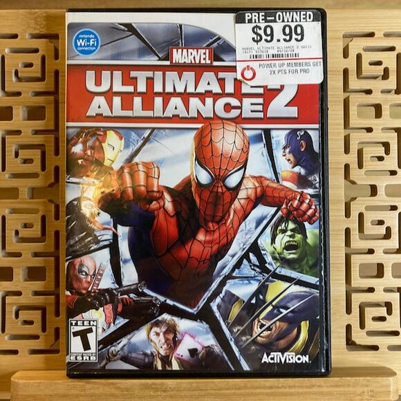 Activision Marvel: Ultimate Alliance 2 Game (Nintendo Wii, 2009) No Manual - Picture 1 of 2
